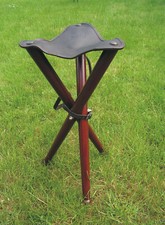 Echt Leder Jagd Ansitz Hocker