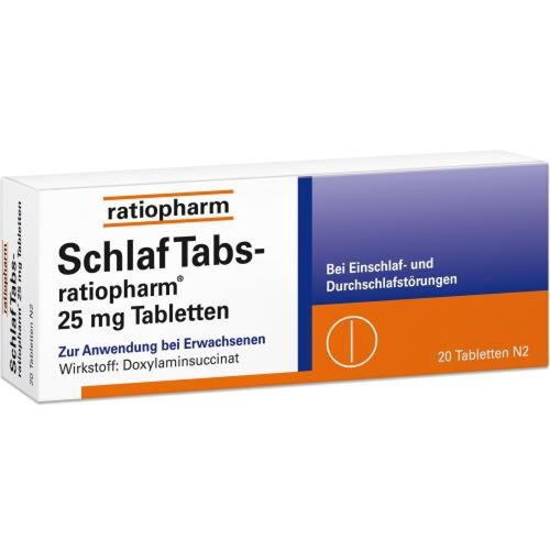 Schlaf tabs ratiopharm 25 - schlaf,