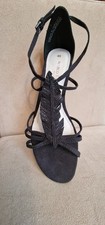 Marco Tozzi Riemchen Sandalen, mit Federn, Schwarz,Gr.40, NEU