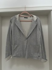 MARC O’POLO Strick-Jacke mit Kapuze in hellgrau, Gr. M - 38 - guter Zustand