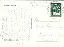 GG AK Zahnradbahn ZAKOPANE Sonderstempel "Osterskiwettkämpfe" 1941
