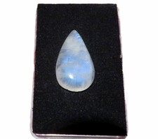 Mondstein blau - Blue Moonstone Cabochon 25x14,6 mm 16 ct. Nr. U34040