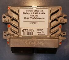Renault Siemens EMS3132 Steuergerät Twingo DEAKTIVIERTE/ OHNE WEGFAHRSPERRE 