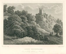 Aach Original Stahlstich Höfer 1850