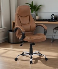 Chefsessel Veronika cognac Bürostuhl Drehstuhl PC-Stuhl