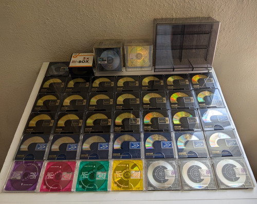 52x maxell minidisc md74 80 - 52x,
