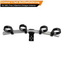 Universal Multifeedschiene 4 Fach SAT LNB Halterung Gibertini Triax Octagon SAB