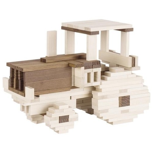 Holzbausteine natur 200stück - holzbausteine,