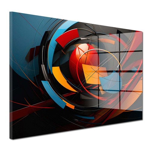 Abstrakt acrylglas wandbild - acrylglas,