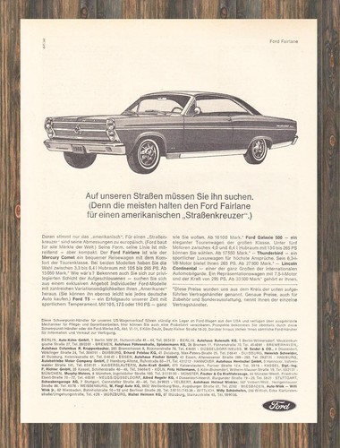 Ford fairlane reklame - ford,