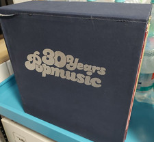 30 Years Popmusic /30 LP's 1950-59 / 1960-69 /1970-79 - gebraucht -in Karton Box