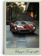 Leinwandbild Rosso Tempesta