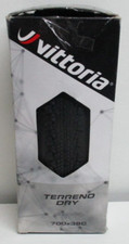 Vittoria Tyv0410 Terreno Dry 700x38c Faltreifen Full Black Drahtreifen, Schwarz,