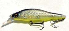 Megabass X-80 Trick Darter Wobbler, Jerkbait, Kunstköder, 8 cm, Suspending