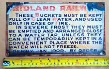 Midland eisenbahn emaille - midland,