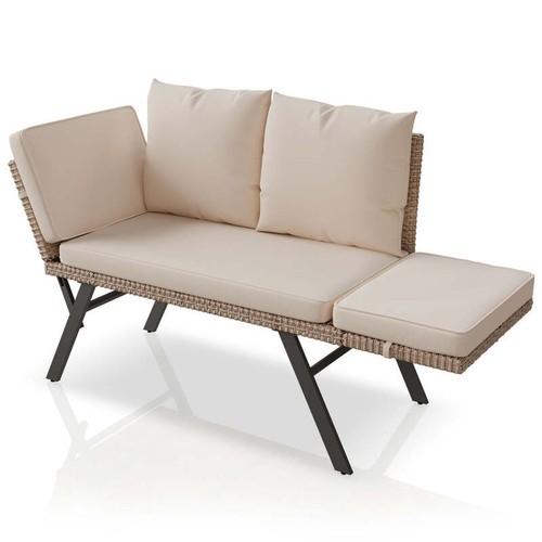 Polyrattan gartenbank calvia - polyrattan,