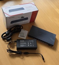 Hikvision DS-3E0510HP-E Unmanaged Gigabit 8-Port PoE Pro Ethernet Switch - 120W