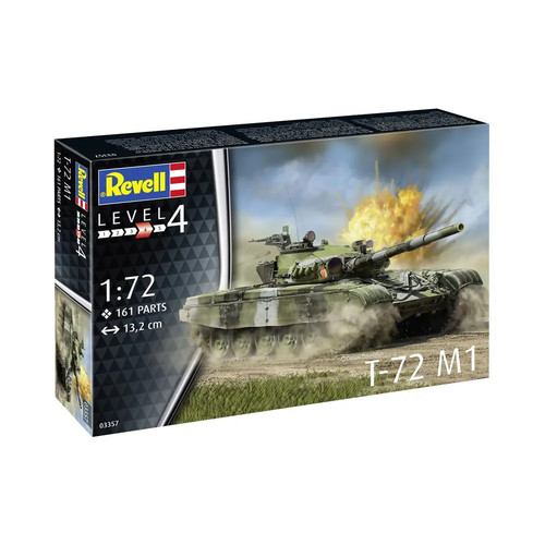 Revell modellbausatz - t-72, m1,