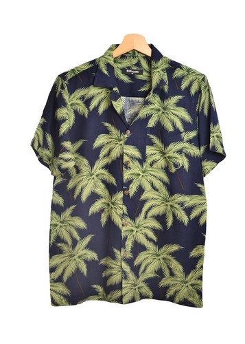 Hawaiihemd herren marineblau - herren,