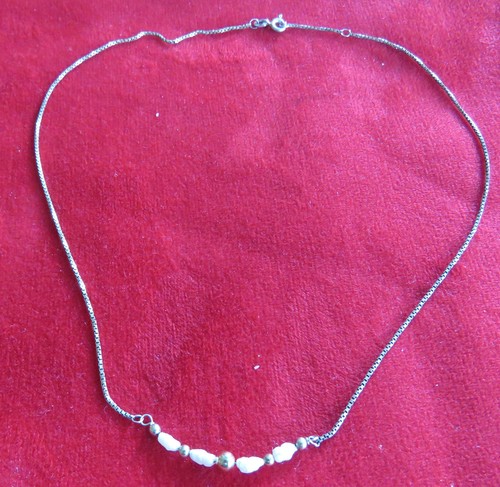 333 yellow gold necklace - , with
