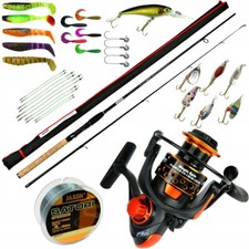 ANGELSET SPINNING-SET Spinnrute 2,4m Rolle Z17