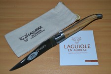 Laguiole en Aubrac Taschenmesser 12 cm Frankreich Messer Olivenholz