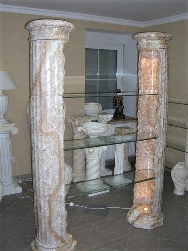 Marmor regal verkausregal - marmor,