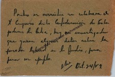 Original Autograph Ernesto Che