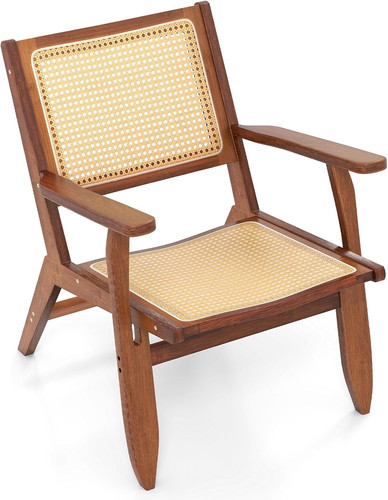 Gymax rattan klappstühle - rattan,