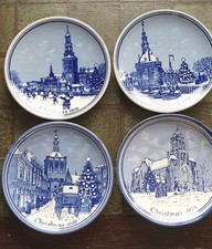 13 verschiedene Delfter Weihnachtsteller