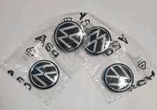 4x Original VW Nabenkappen