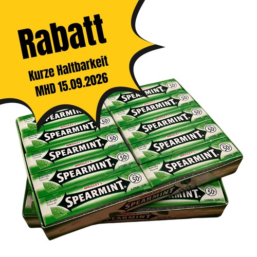 Wrigley spearmint 40x5 - spearmint,