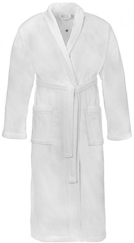 Unisex velours bademantel - unisex,