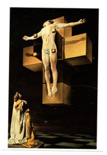 Postkarte Salvador Dali- Cricifixion ungelaufen