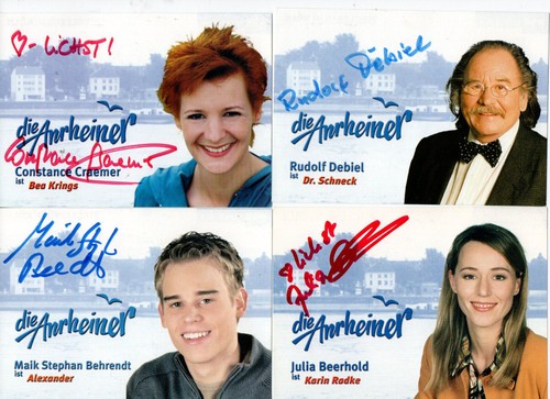 Autogramme die anrheiner - autogramme,