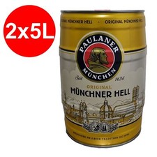 2 x Paulaner Münchner Hell 5