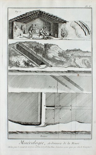 Schieferbruch ardoisiere slate - ardoisiere,