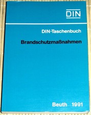 DIN Taschenbuch 120 - BRANDSCHUTZMASSNAHMEN - Bauwesen 18 - Beuth-Verlag 1991