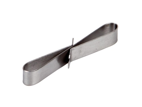 White feather clip gürtelclip - white,