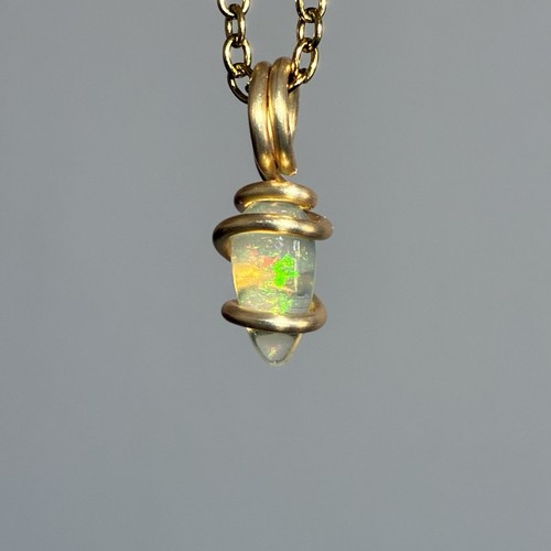 Halskette mit welo opal - mit,