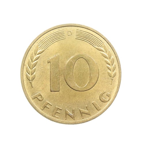 Brd pfennig 1950 - pfennig, |