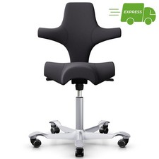 HAG Capisco 8106 | Stoff Xtreme Anthrazit | Gestell Silber | Express