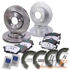 4x BREMSSCHEIBE +BREMSBELÄGE