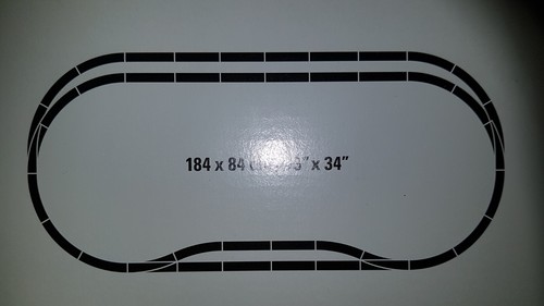 Märklin gleisoval mit 4 - c,