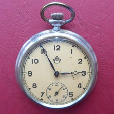 solide HERREN TASCHENUHR, "THIEL-Vineta", gute Funktion, ca. 1935