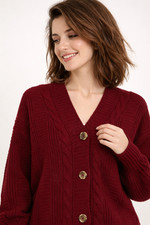 Damen strickjacke basic - damen,