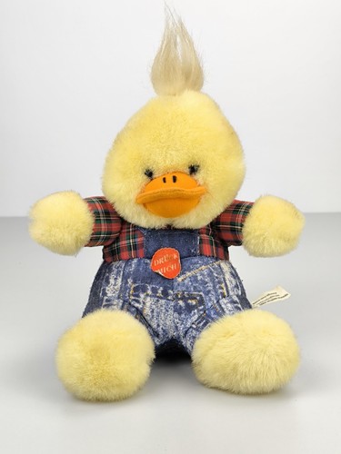 Vintage plüschente angel toy - plüschente,
