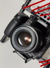 GH4 Panasonic Lumix + Battery Pack und Zubehör Kamera