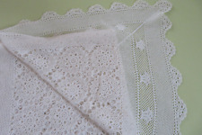 Tagesdecke Bettüberwurf gehäkelt Baumwolle ca. 230 x 290 cm