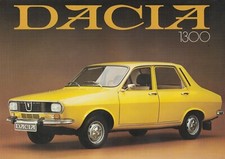 DACIA 1300 Limousine Kombi Renault R12 Oldtimer Prospekt Brochure 13